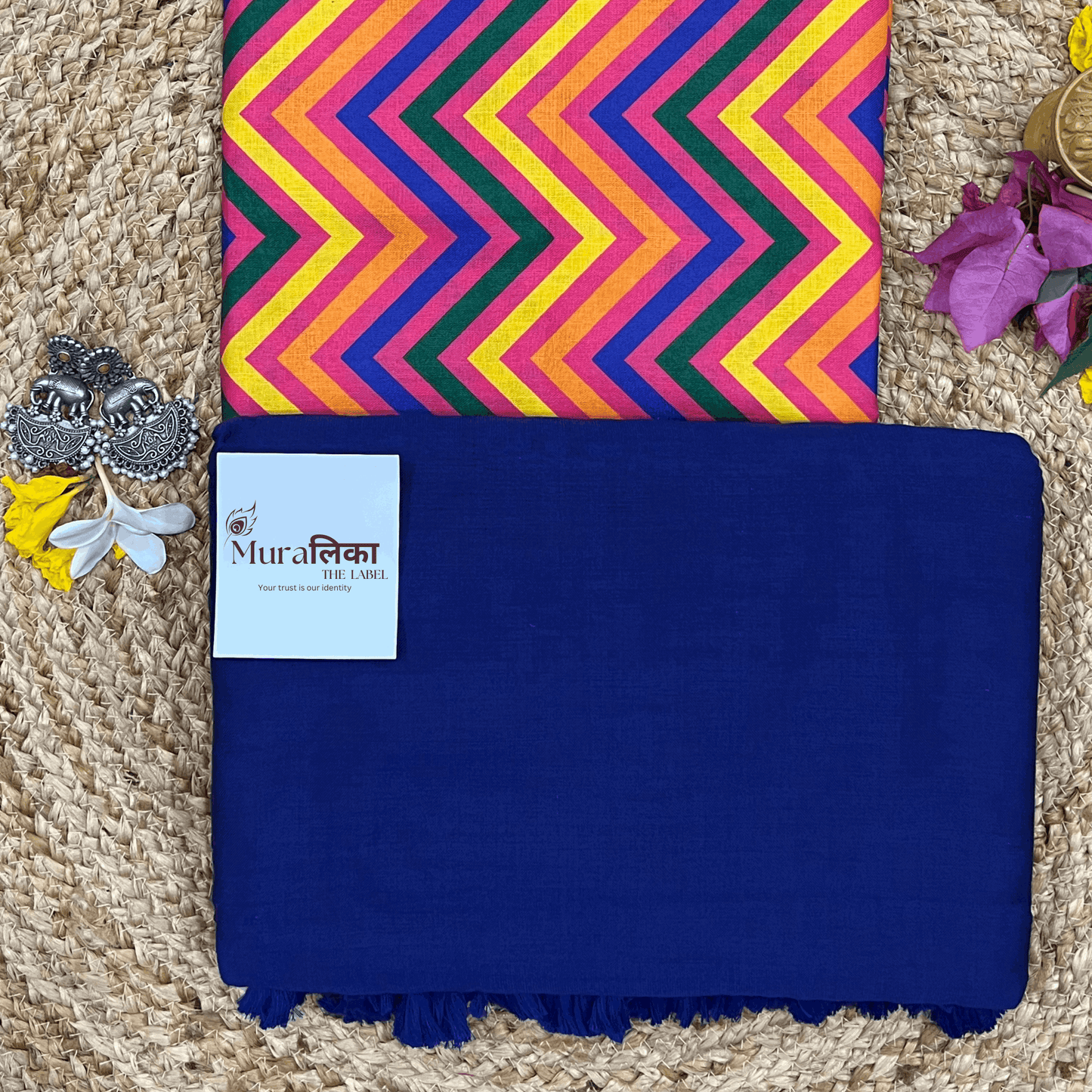Muralika Royal Bule Handloom Saree