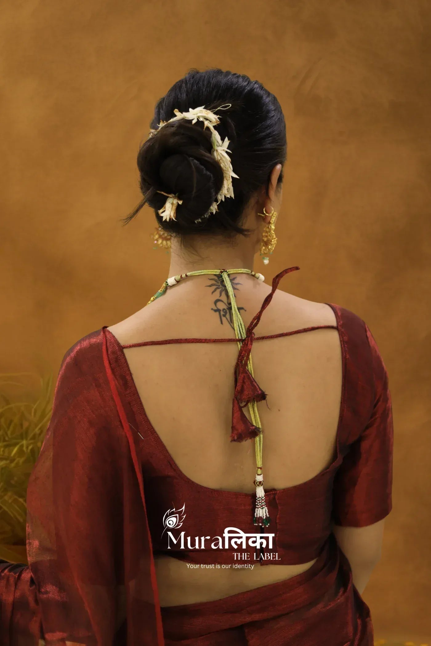 Chitra Red Blouse - Muralika the label