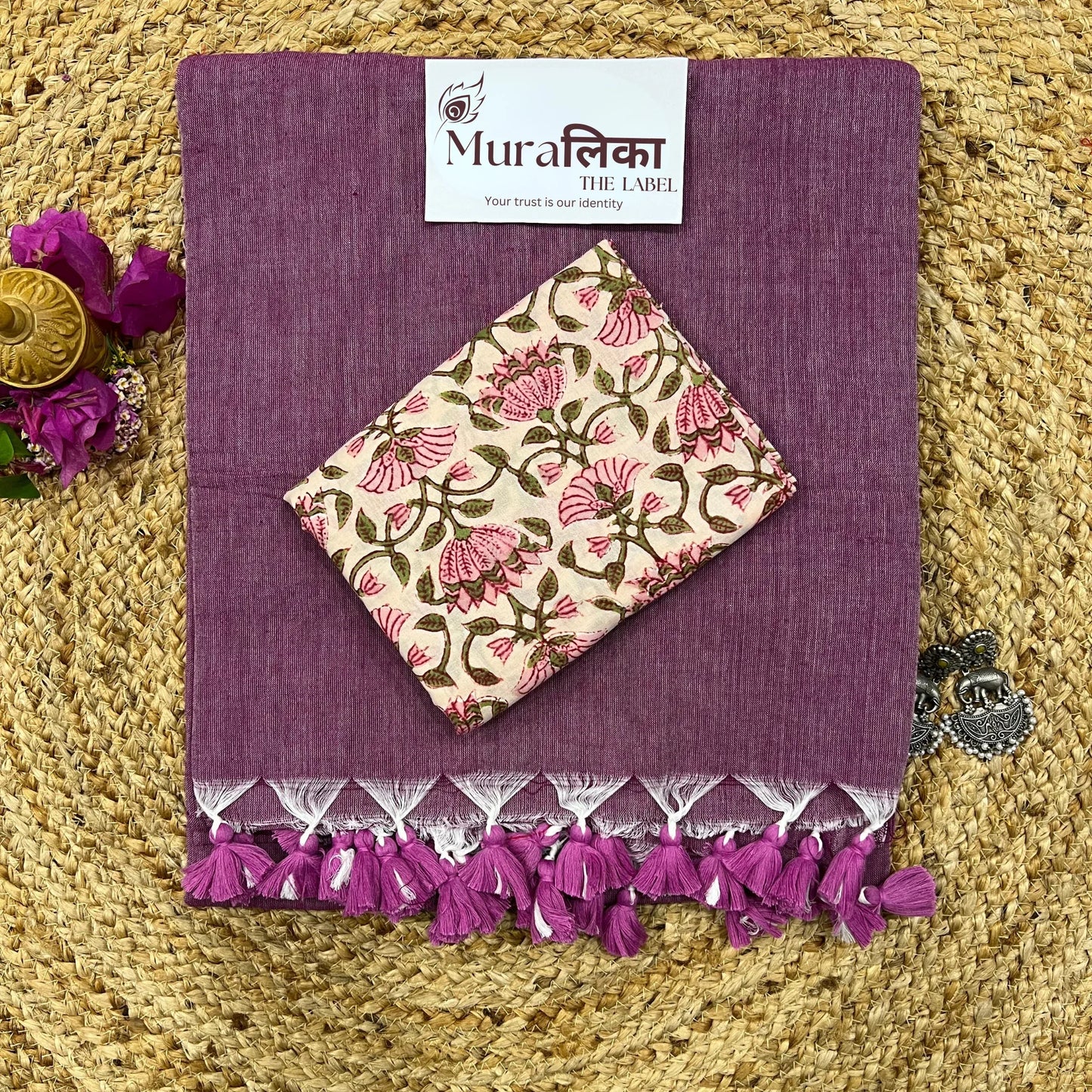 Muralika Onion Peel Handloom Saree - Muralika the label