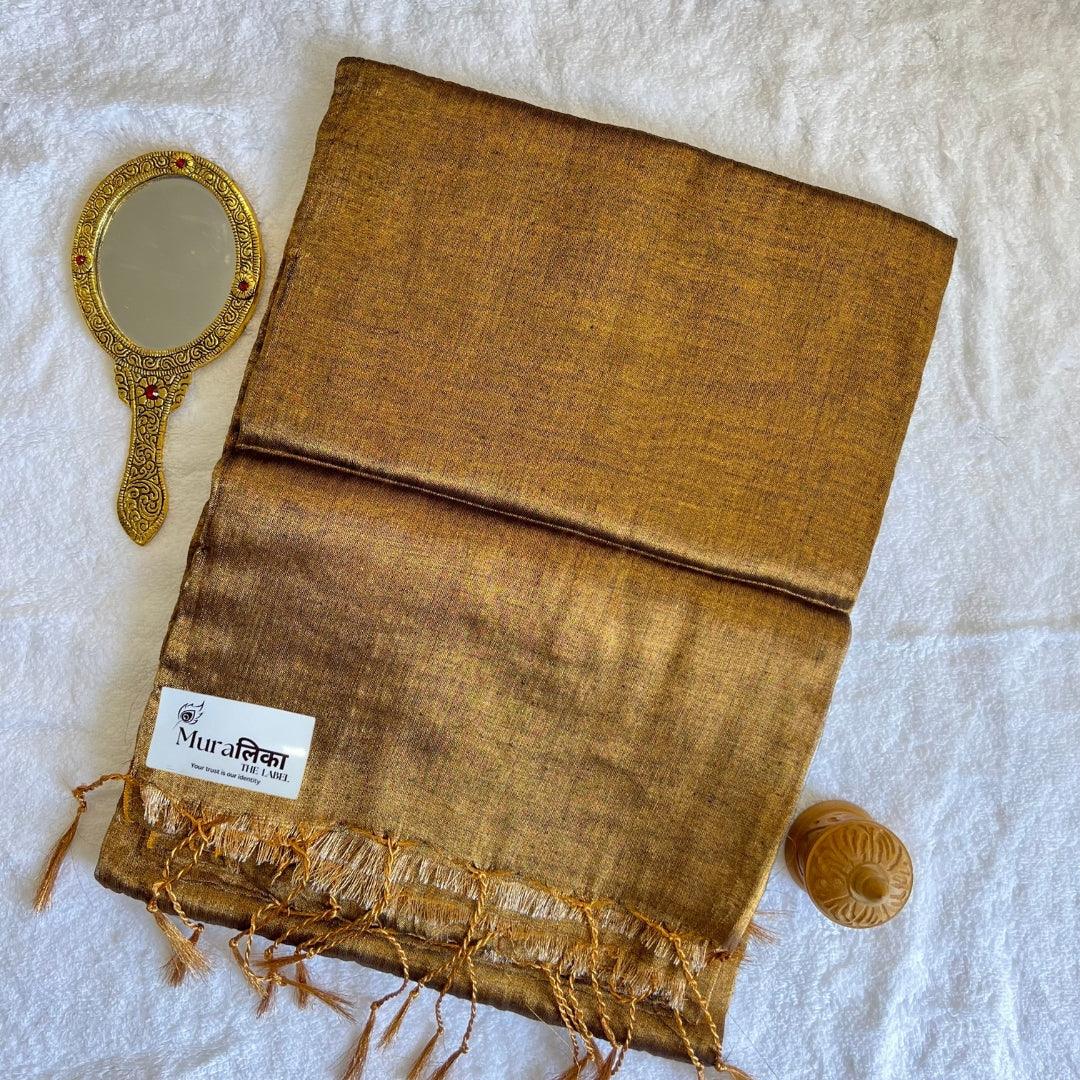 Muralika Pure Elegance Handloom Tissue Saree - Muralika the label