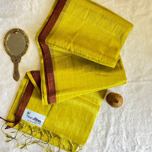 Muralika Pure Elegance Handloom Tissue Saree