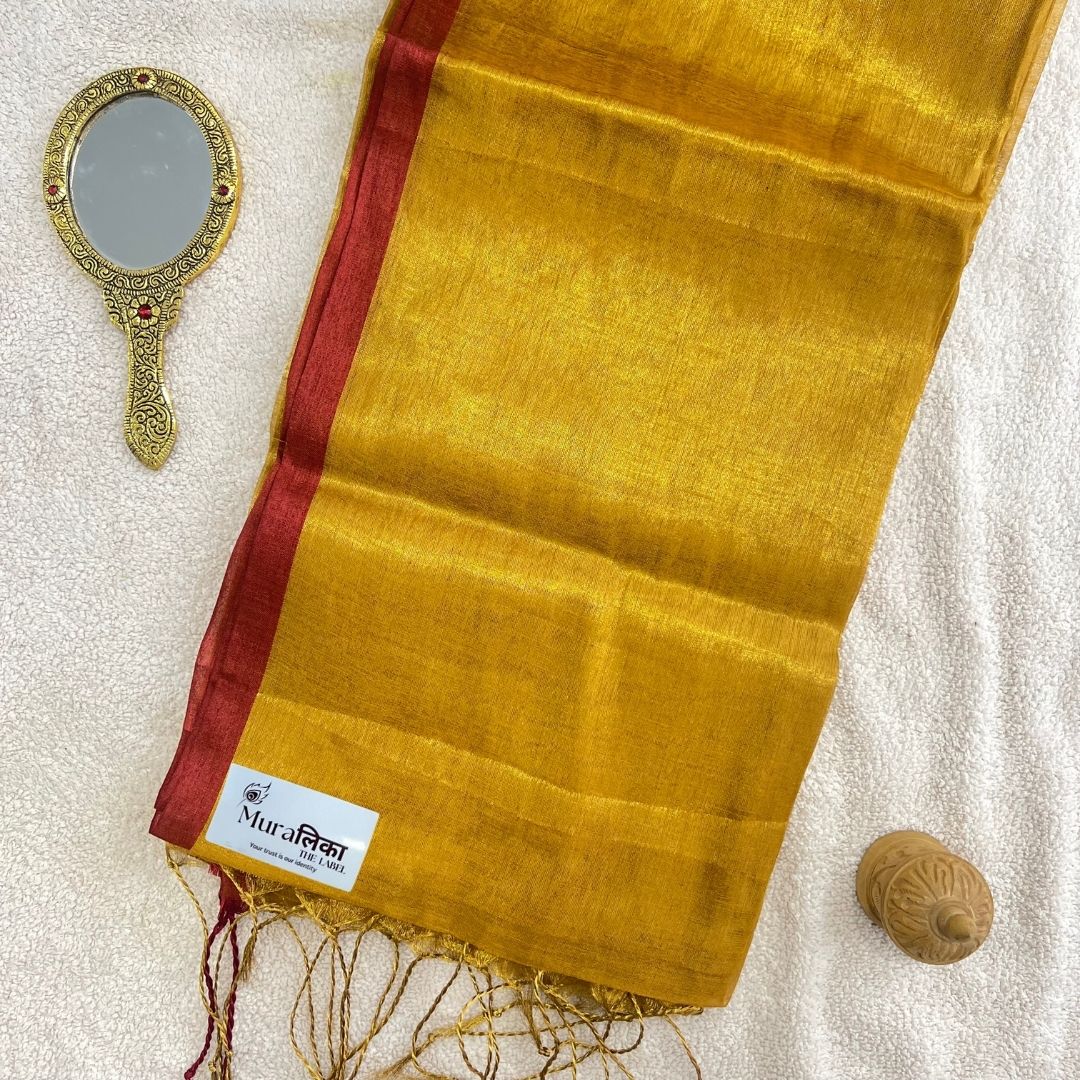 Muralika Pure Elegance Handloom Tissue Saree