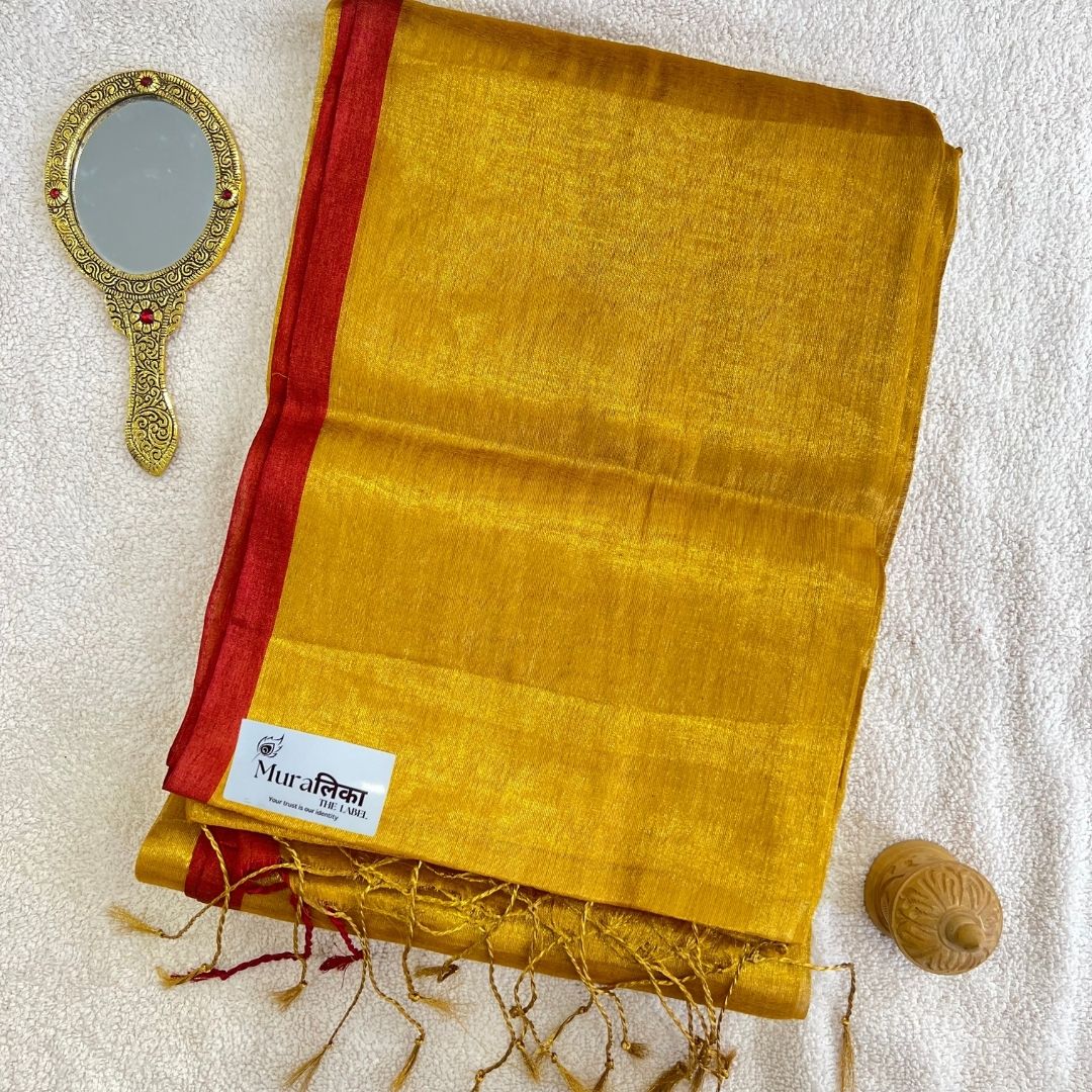 Muralika Pure Elegance Handloom Tissue Saree
