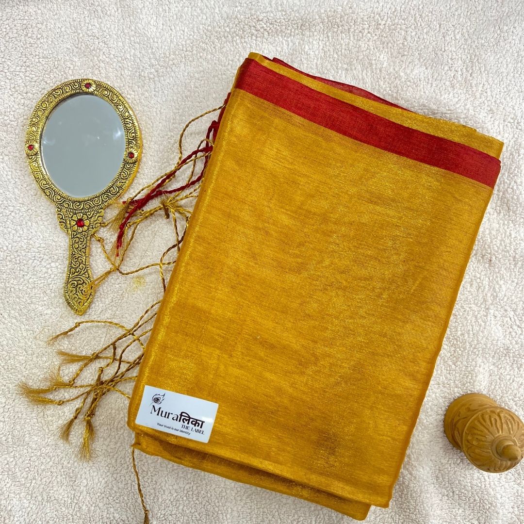 Muralika Pure Elegance Handloom Tissue Saree