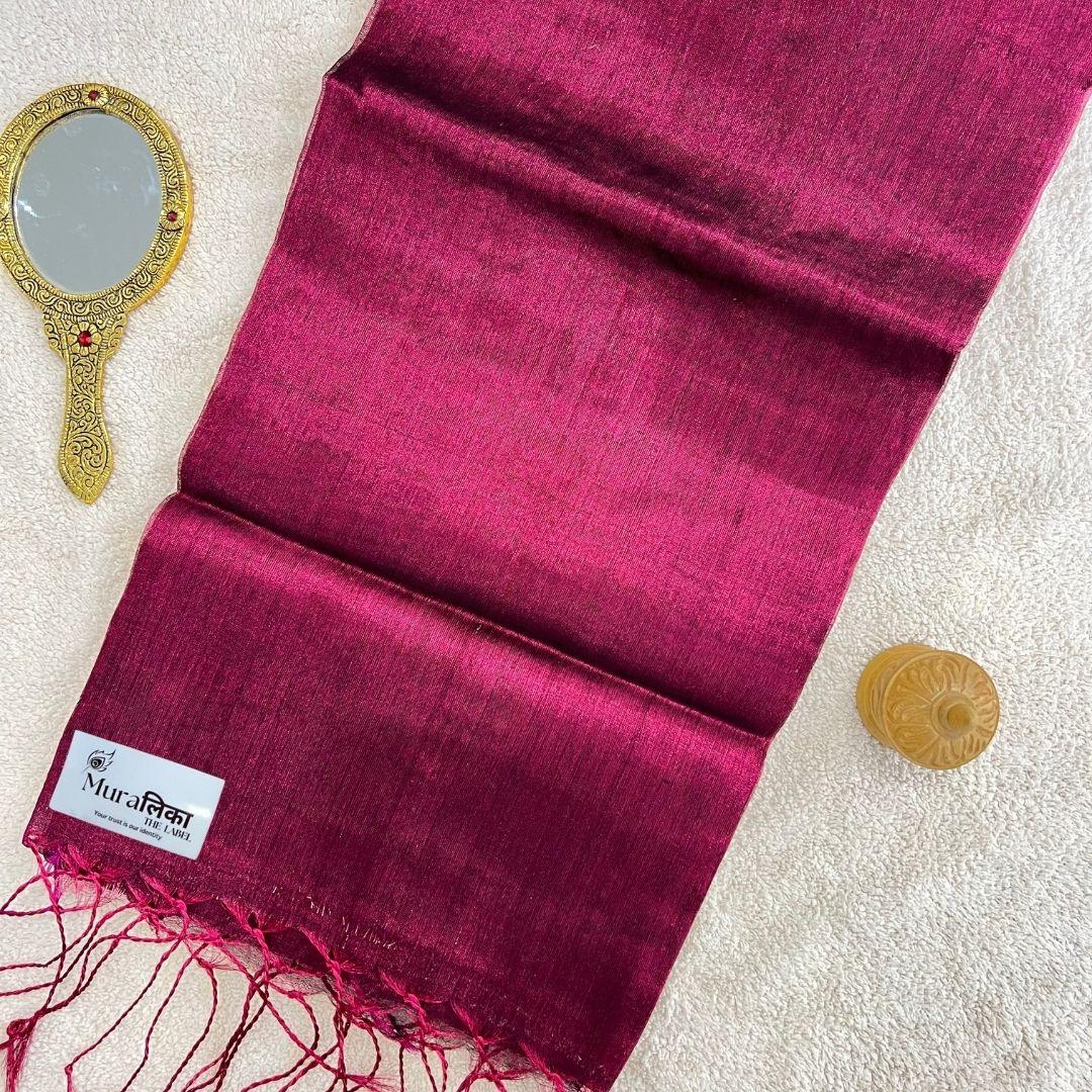 Muralika Pure Elegance Handloom Tissue Saree - Muralika the label