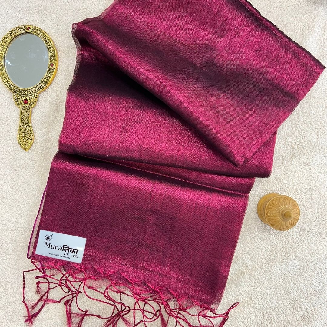 Muralika Pure Elegance Handloom Tissue Saree