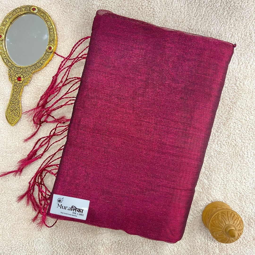 Muralika Pure Elegance Handloom Tissue Saree