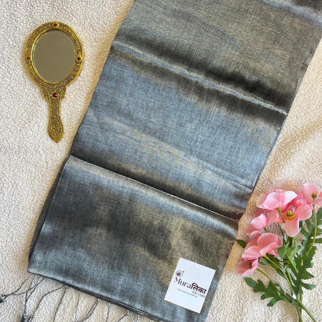Muralika Pure Elegance Handloom Tissue Saree - Muralika the label