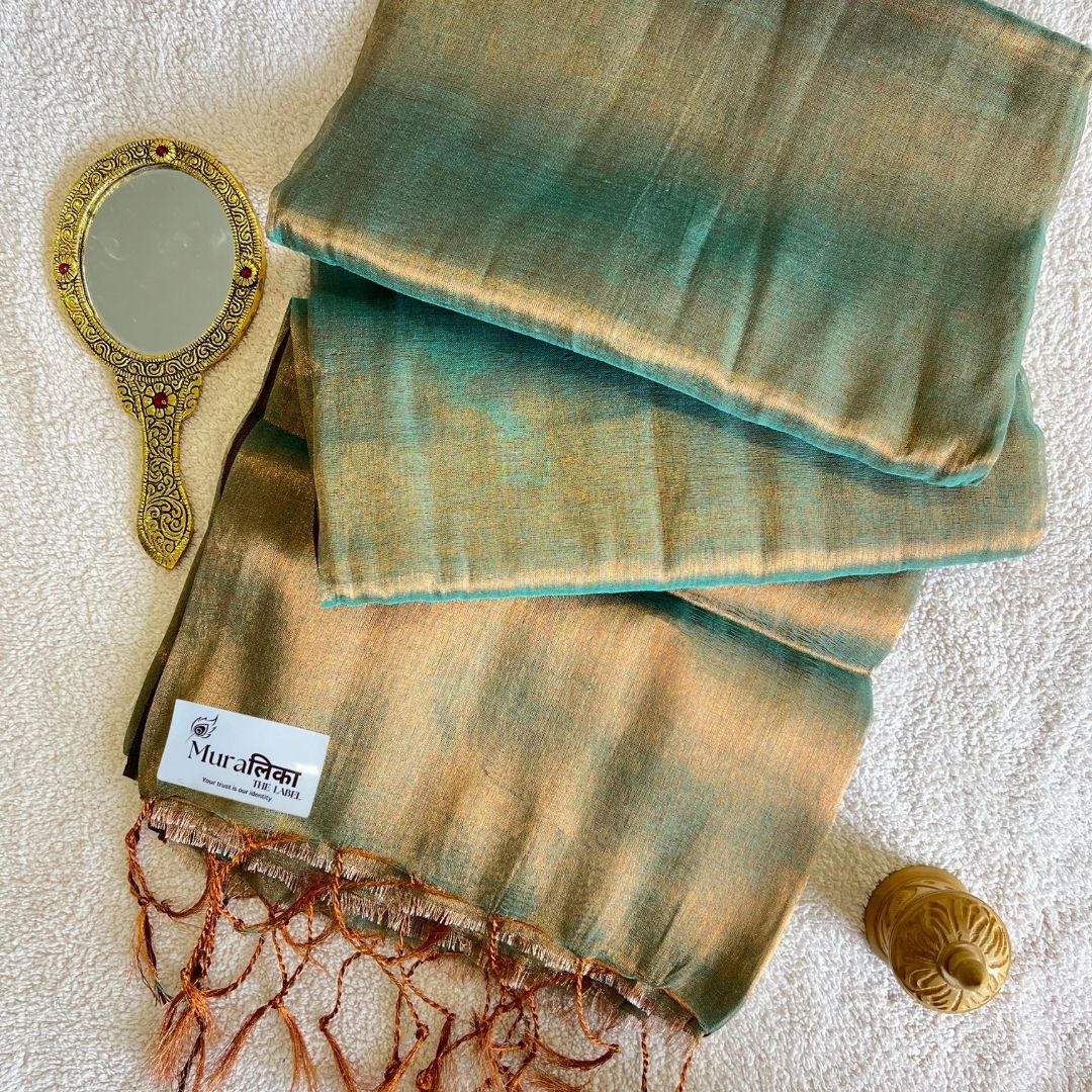 Muralika Pure Elegance Handloom Tissue Saree