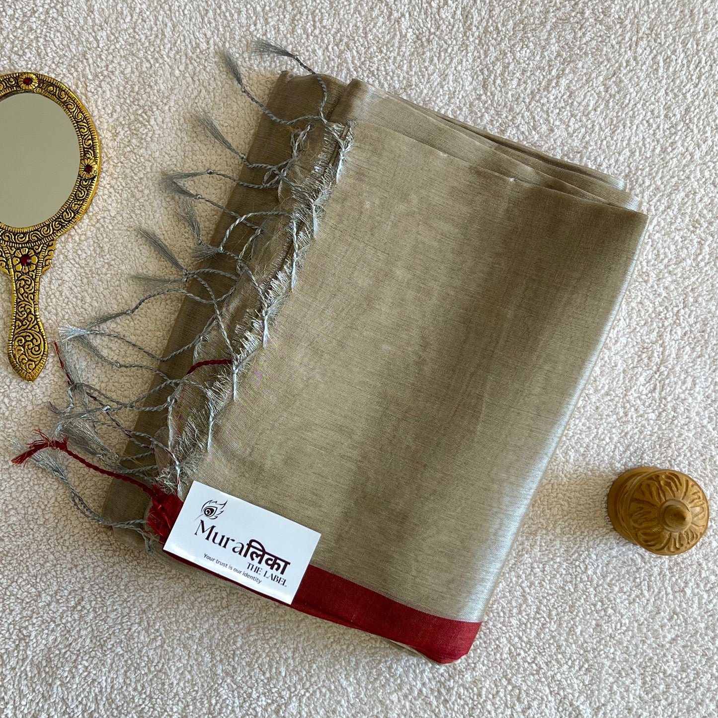 Muralika Pure Elegance Handloom Tissue Saree