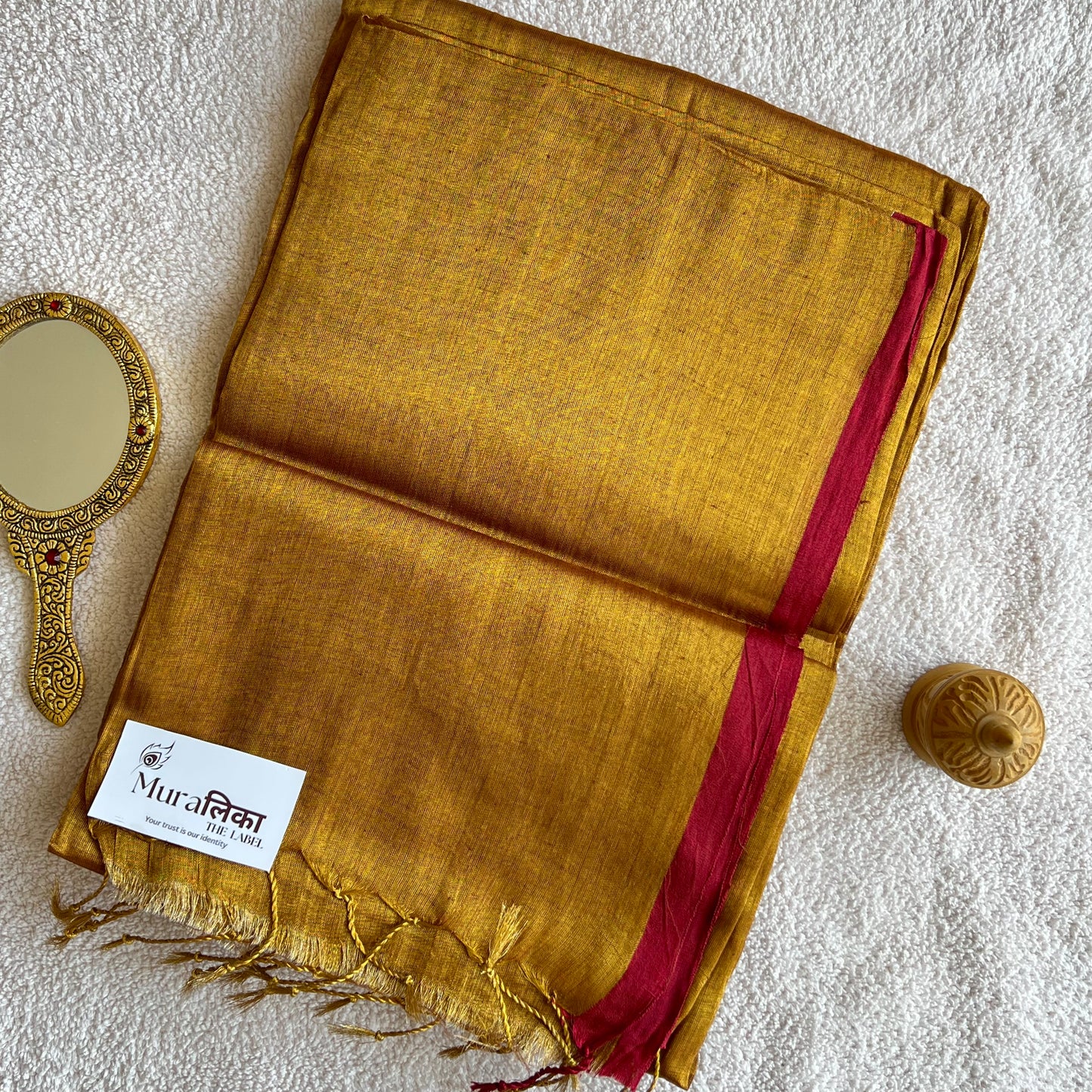 MURALIKA PURE ELEGANCE HANDLOOM TISSUE SAREE