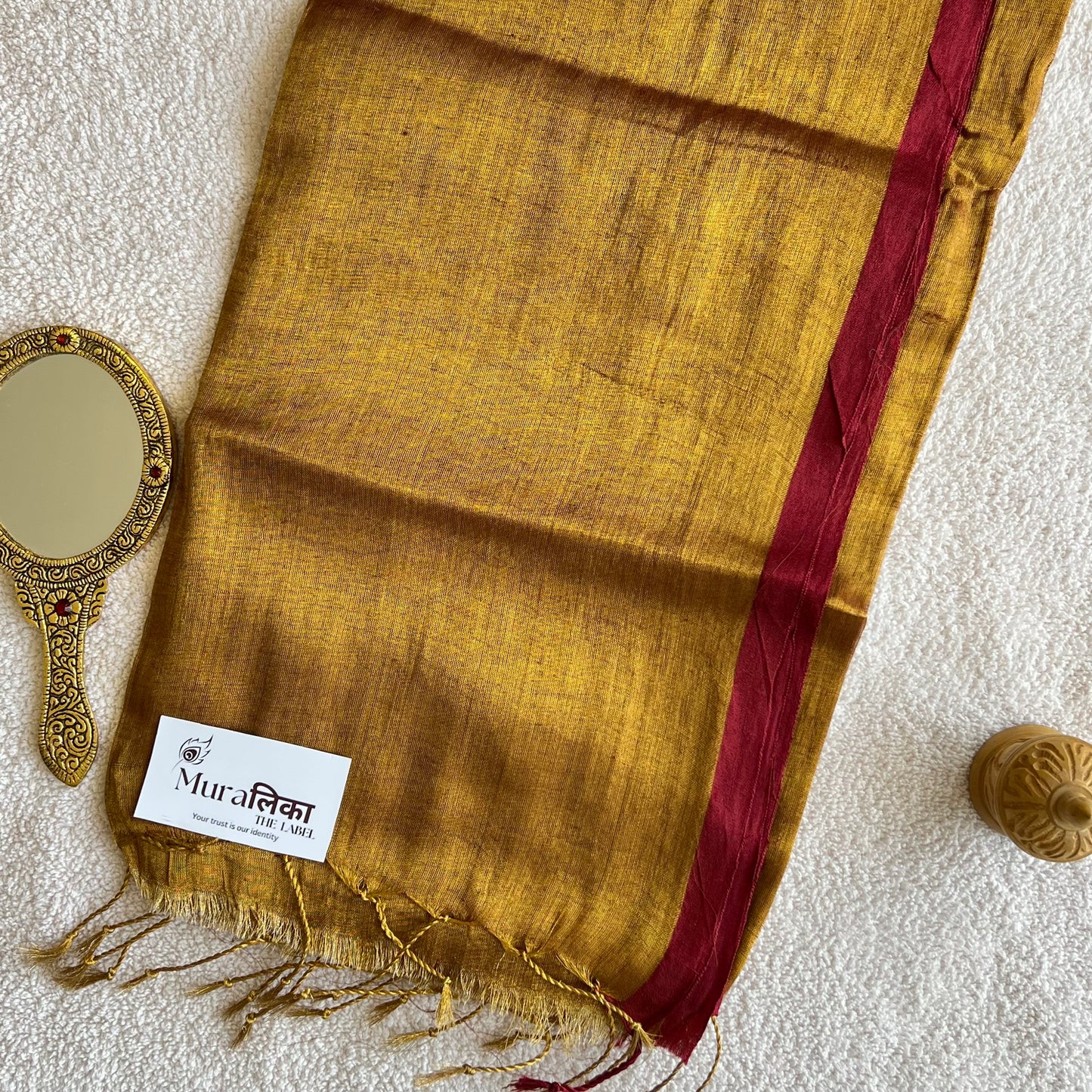 MURALIKA PURE ELEGANCE HANDLOOM TISSUE SAREE