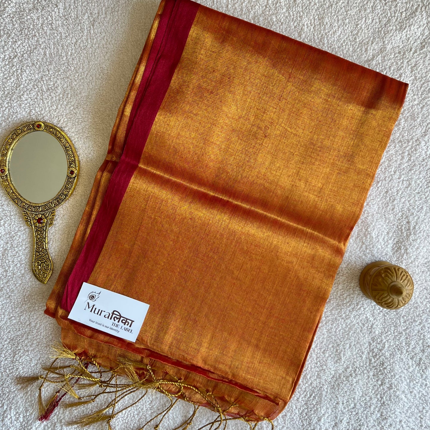Muralika Pure Elegance Handloom Tissue Saree