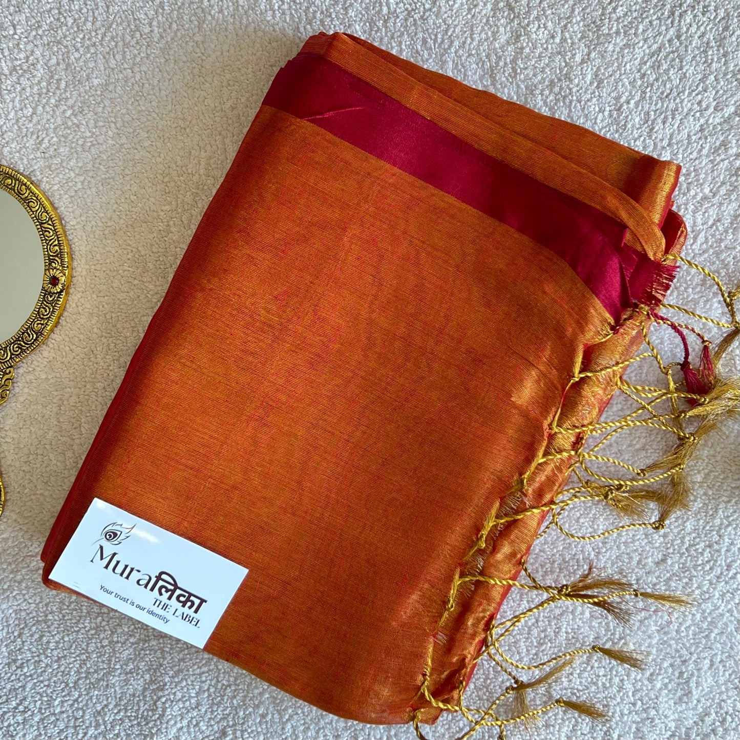 Muralika Pure Elegance Handloom Tissue Saree