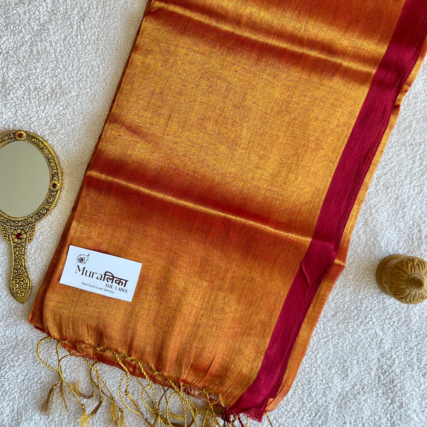 Muralika Pure Elegance Handloom Tissue Saree
