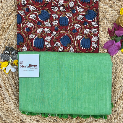 Muralika Light Green Handloom Saree