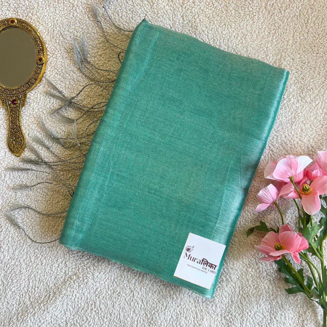 Muralika Pure Elegance Handloom Tissue Saree - Muralika the label