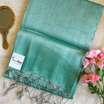 Muralika Pure Elegance Handloom Tissue Saree - Muralika the label