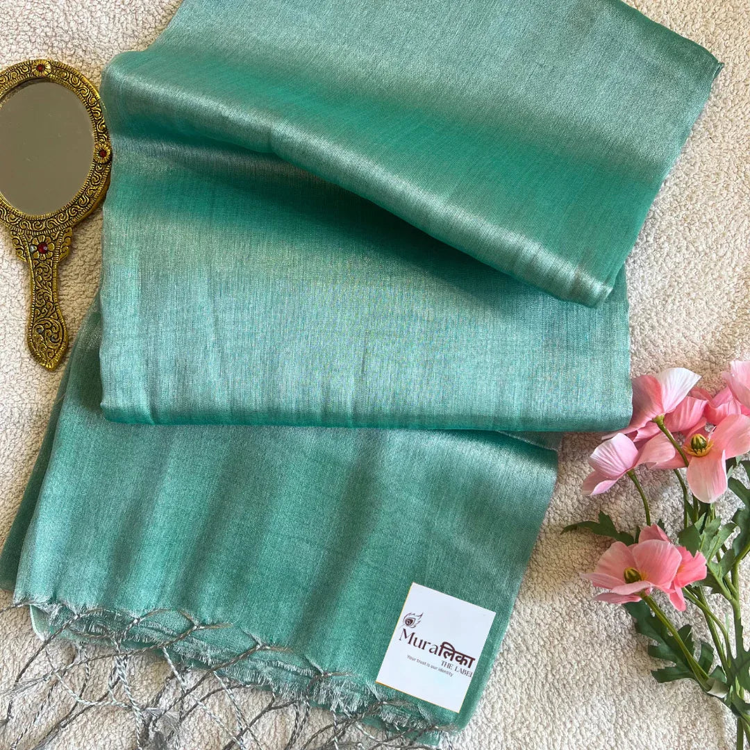 Muralika Pure Elegance Handloom Tissue Saree - Muralika the label