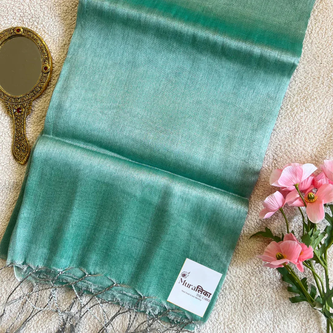 Muralika Pure Elegance Handloom Tissue Saree - Muralika the label