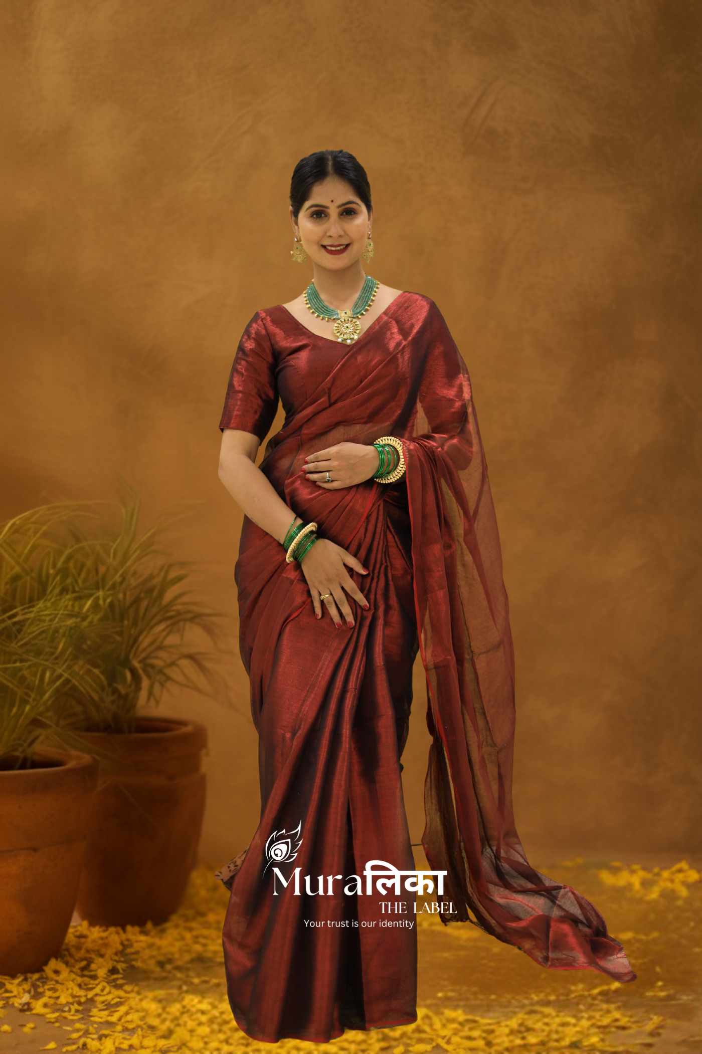 Muralika Handloom Tissue Saree