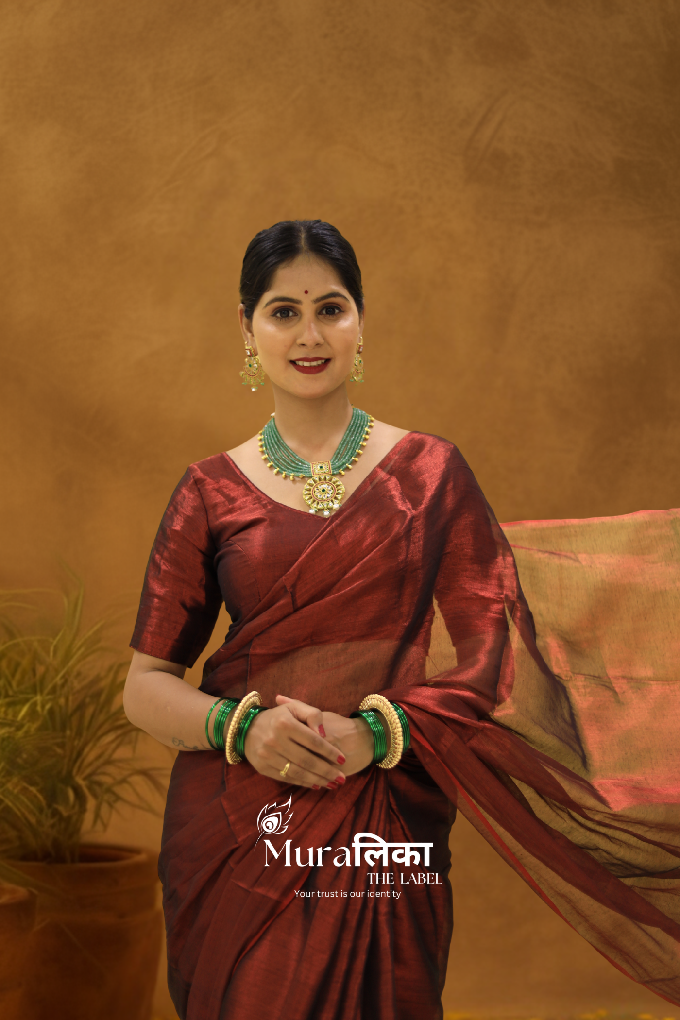 Muralika Handloom Tissue Saree