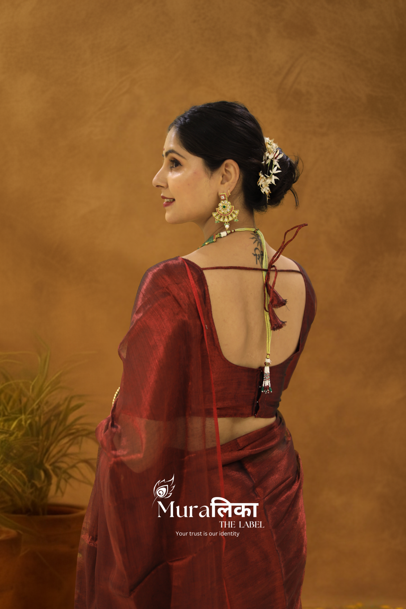 Muralika Handloom Tissue Saree