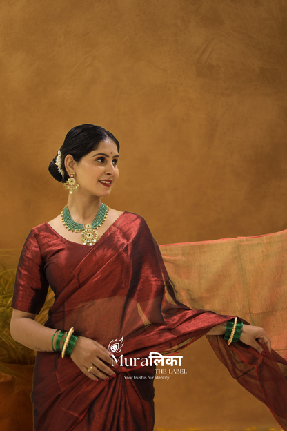 Muralika Handloom Tissue Saree