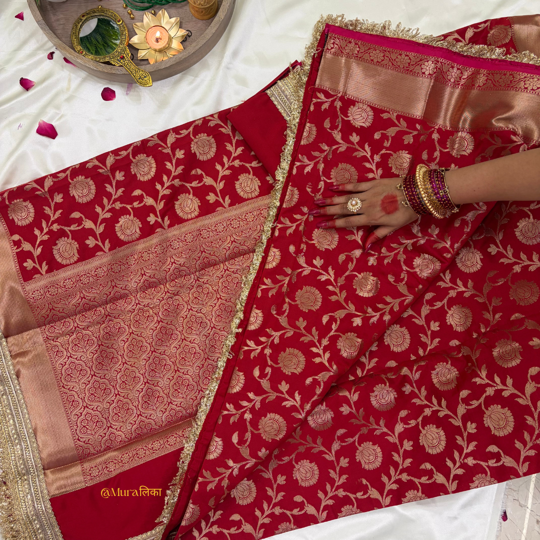 Gulbaag Banarasi soft silk saree