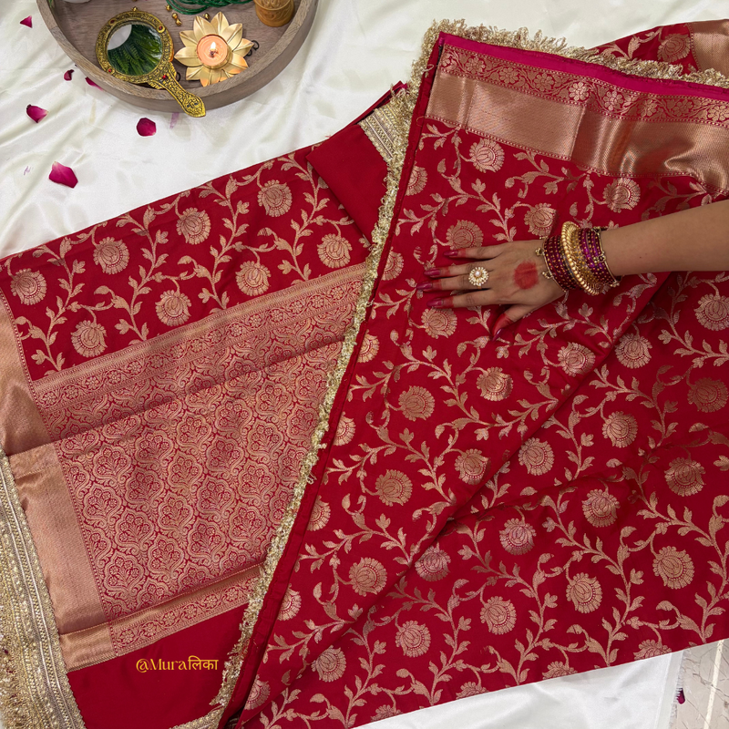 Gulbaag Banarasi soft silk saree