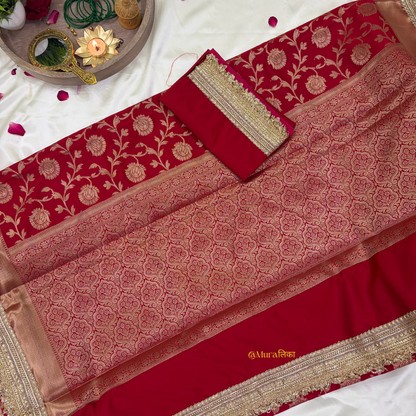 Gulbaag Banarasi soft silk saree