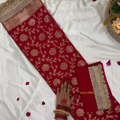 Gulbaag Banarasi soft silk saree