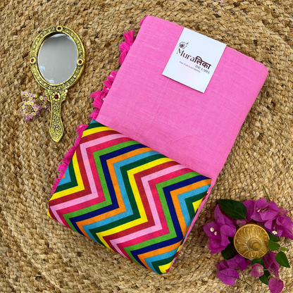 Muralika Pink Handloom Saree