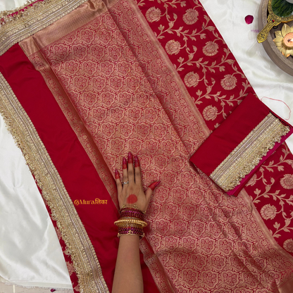 Gulbaag Banarasi soft silk saree