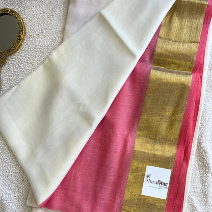 Aaradhya Mulmul Cotton Saree - Muralika the label