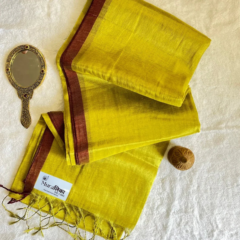 Muralika Pure Elegance Handloom Tissue Saree - Muralika the label