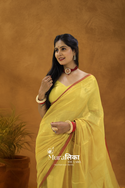 Muralika Pure Elegance Handloom Tissue Saree
