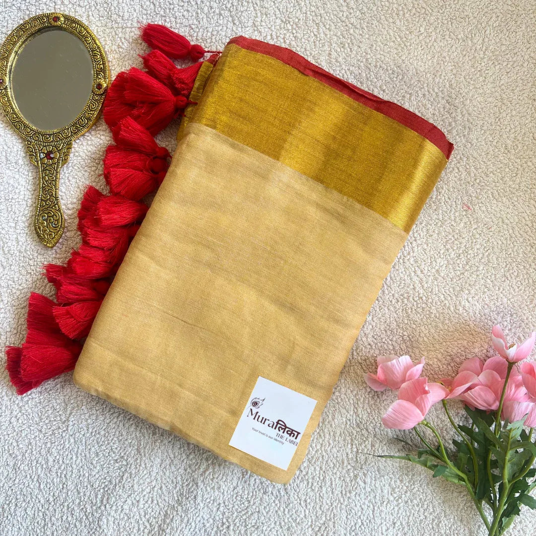 Kaamini Mulmul Cotton Saree - Muralika the label