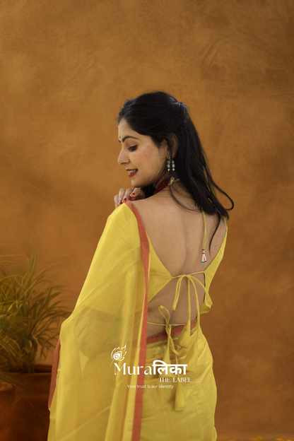 Muralika Pure Elegance Handloom Tissue Saree