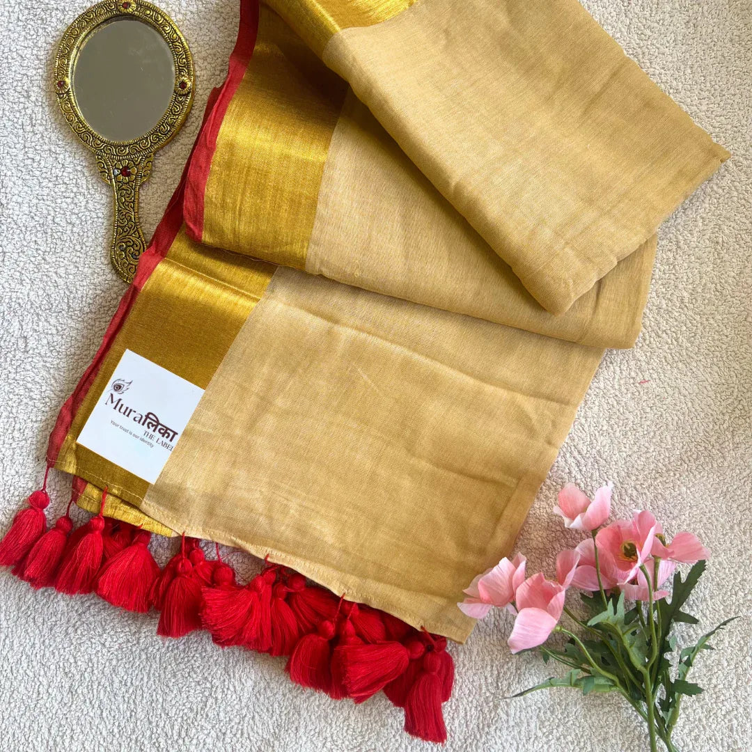 Kaamini Mulmul Cotton Saree - Muralika the label