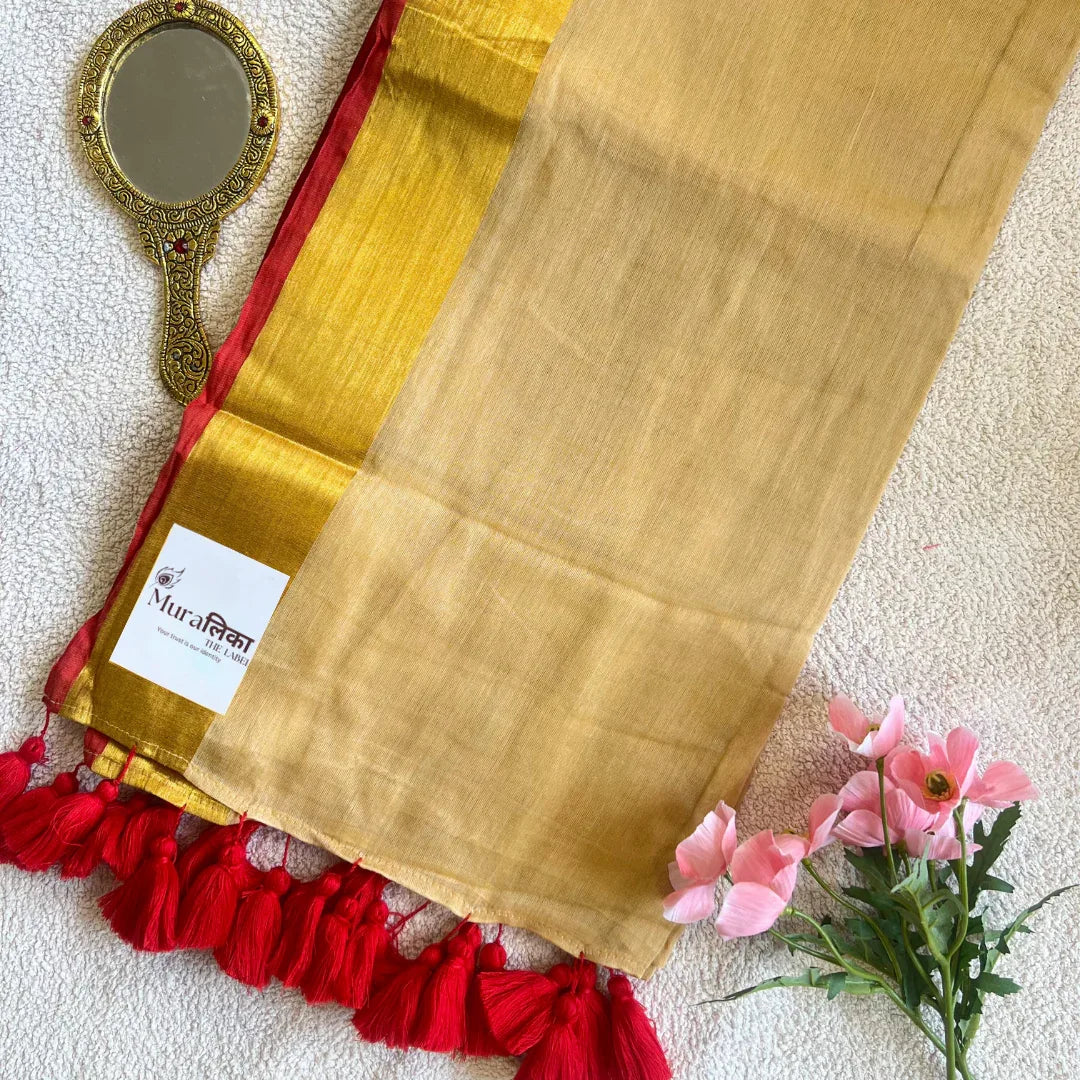 Kaamini Mulmul Cotton Saree - Muralika the label