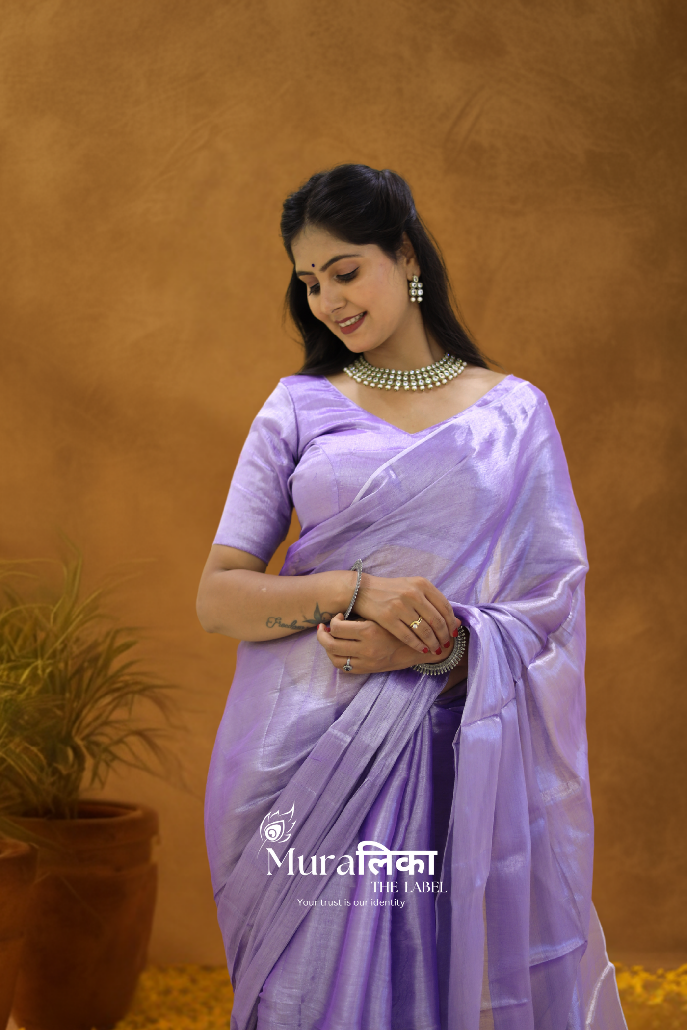 Muralika Handloom Tissue Saree