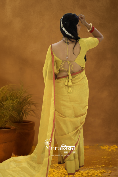 Muralika Pure Elegance Handloom Tissue Saree
