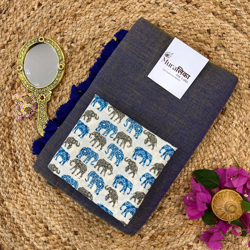 Muralika Onion Handloom Saree - Muralika the label