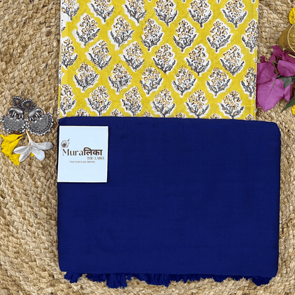 Muralika Royal Bule Handloom Saree