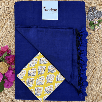 Muralika Royal Bule Handloom Saree
