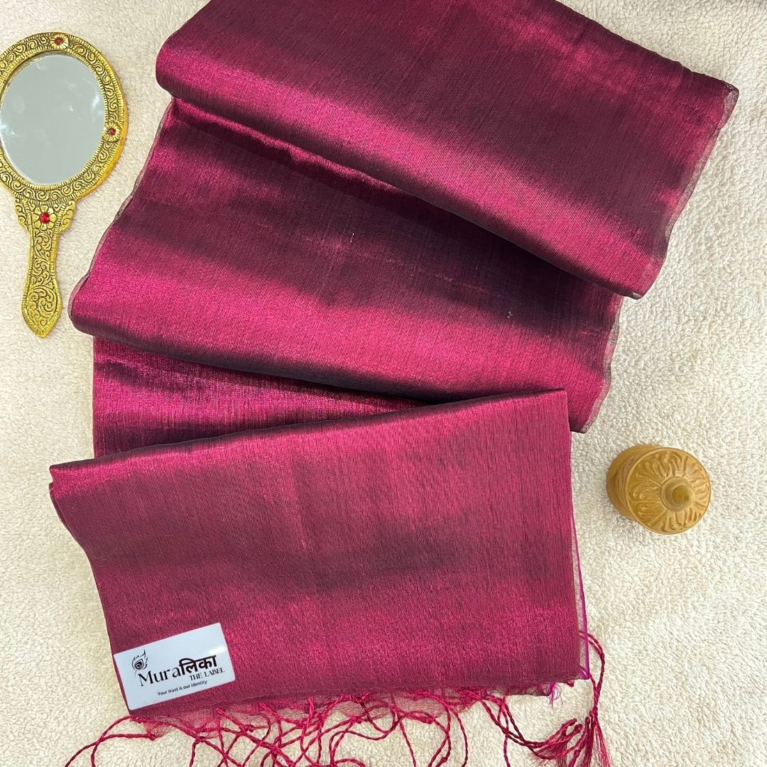 Muralika Pure Elegance Handloom Tissue Saree