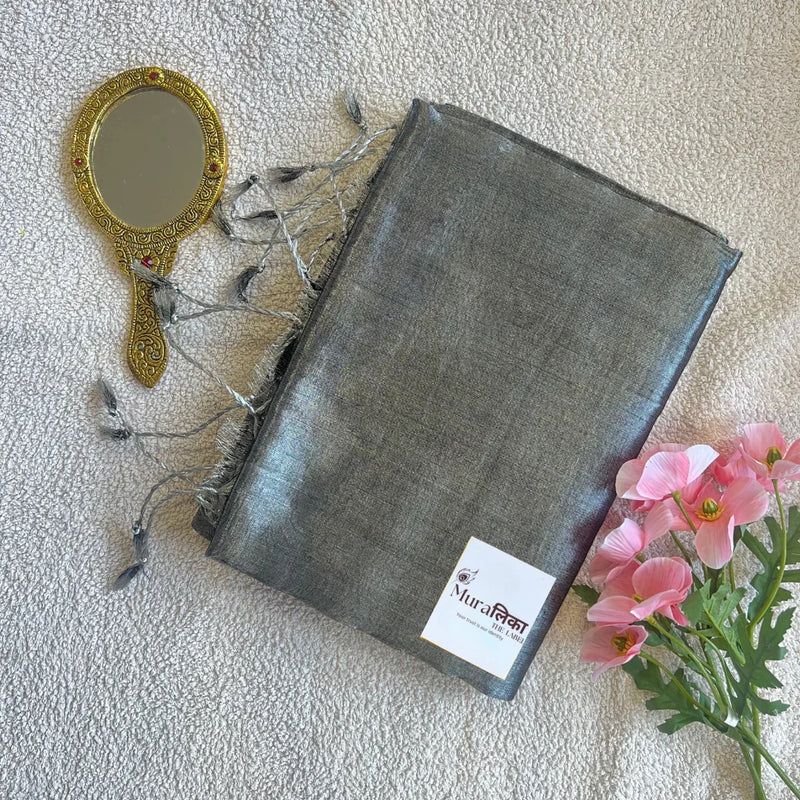 Muralika Pure Elegance Handloom Tissue Saree - Muralika the label