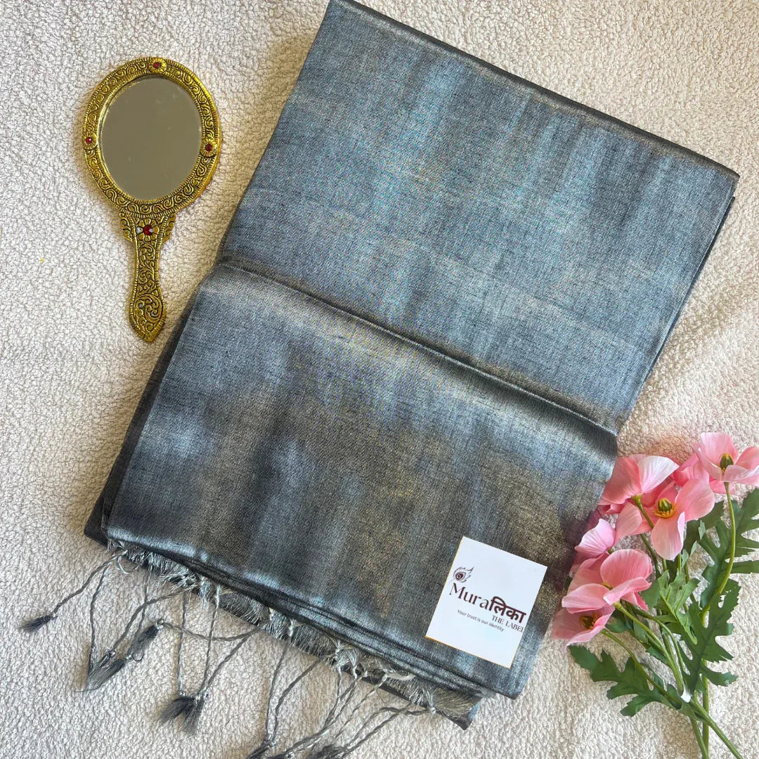 Muralika Pure Elegance Handloom Tissue Saree - Muralika the label