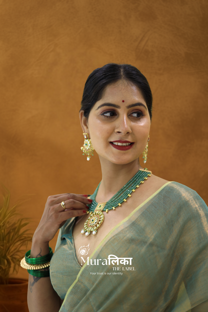 Muralika Pure Elegance Handloom Tissue Saree